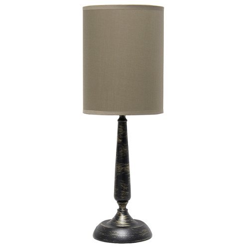 Simple Designs Traditional Candlestick Table Lamp - Oil rubbed bronze