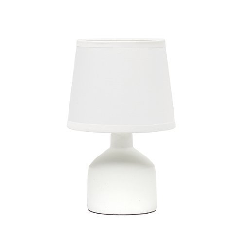 Simple Designs Mini Bocksbeutal Ceramic Table Lamp - Off white