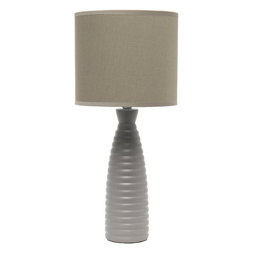 

Simple Designs - Alsace Bottle Table Lamp - Taupe