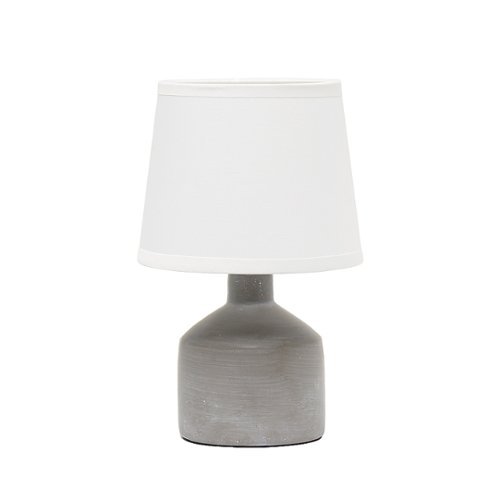 

Simple Designs - Mini Bocksbeutal Ceramic Table Lamp - Gray