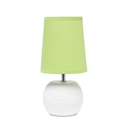 

Simple Designs - Studded Texture Ceramic Table Lamp - Green