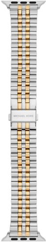 

Michael Kors - Two-Tone Stainless Steel Band for Apple Watch 42/44/45mm - Silver, Gold