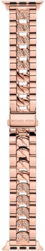 Michael Kors Rose Gold-Tone Stainless Steel Curb Chain Band for Apple Watch 38/40/41mm - Rose Gold
