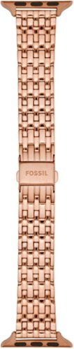 Fossil - Rose Gold-Tone Stainless Steel Band for 38mm/40mm/41mm Apple Watch®