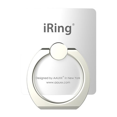 iRing - Original-Safety Finger Grip for Mobile Phones - Pearl white