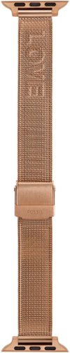 Fossil - Love Rose Gold-Tone Stainless Steel Mesh Band for 38mm/40mm/41mm Apple Watch®