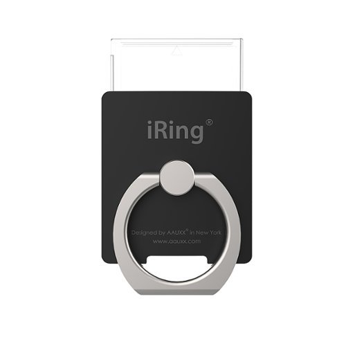 iRing - Link Finger Grip for Mobile Phones - Black