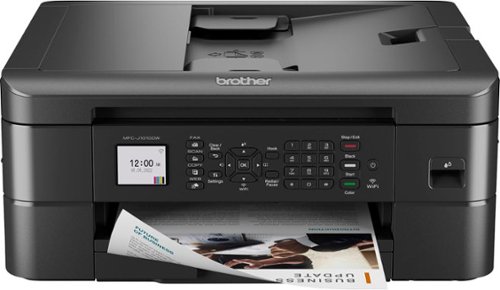 Brother - MFC-J1010DW Wireless Color All-in-One Inkjet Printer - Black