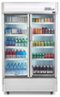 Premium Levella - 29.0 cu. ft. 2-Door Commercial Merchandiser Refrigerator Glass-Door Beverage Display Cooler - Stainless Steel-Front_Standard
