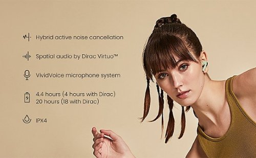 Sudio The E2 True Wireless Noise Cancelling In-Ear Earbuds - Black BUY IN AUSTRALIA