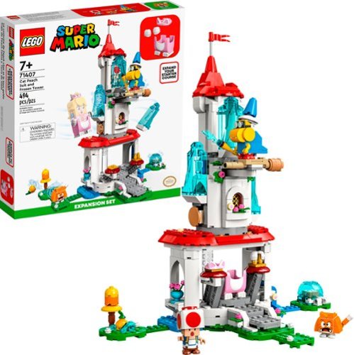LEGO - Super Mario Cat Peach Suit and Frozen Tower Expansion Set 71407