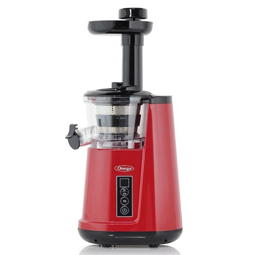 Omega - Cold Press 365 Horizontal Compact Masticating Juicer, Red - Red