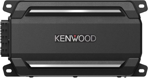 Kenwood - IPX67 Waterproof Marine/Motorsports Full Range Amplifier with Bluetooth - Gray