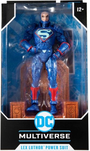McFarlane Toys DC Multiverse - 7  Lex Luthor in Power Suit (Blue Suit w/ Throne) Figure BUY IN EUROPE