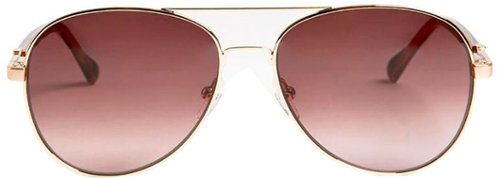 

Bruno Magli - Costa-Unisex Full Rim Metal Aviator Sunglass Frame with Acetate Temples and a Spring Hinge - Gold Tortoise