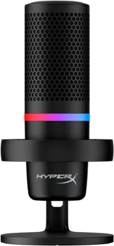 HyperX - Duocast Wired Cardioid Omnidirectional USB Condenser Microphone