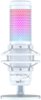 HyperX - QuadCast S Wired Multi-Pattern USB Electret Condenser Microphone - White-Front_Standard