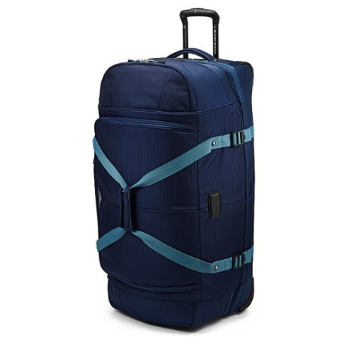 High Sierra - Fairlead Collection 34" Expandable Wheeled Duffel Bag - True Navy/Graphite Blue