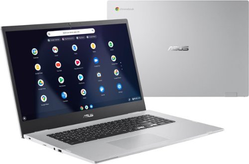 ASUS 17.3 Chromebook - Intel Celeron N4500 - 4GB Memory - 64GB eMMC - Transparent Silver SHOP ONLINE