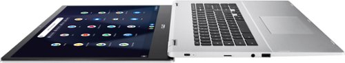 ASUS 17.3 Chromebook - Intel Celeron N4500 - 4GB Memory - 64GB eMMC - Transparent Silver BUY IN EUROPE