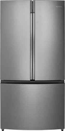 Insignia™ - 26.6 Cu. Ft. French Door Fingerprint-Resistant Refrigerator - Stainless steel