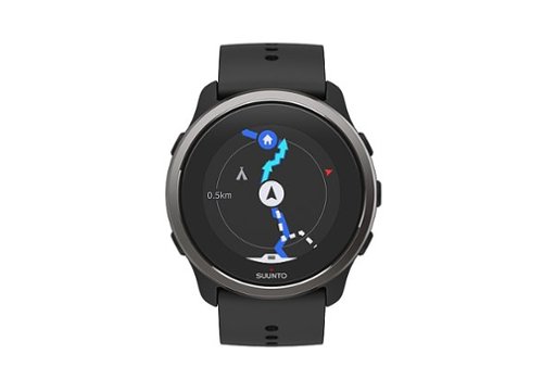 SUUNTO - 5 Peak 43mm Lightweight Multi-Sport GPS Watch with Wrist Heart Rate - Black