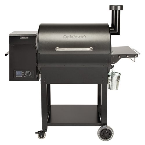 Image of Cuisinart - Deluxe Wood Pellet Grill and Smoker​ - Black