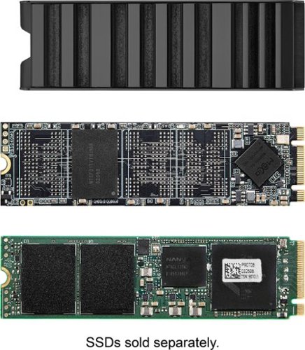 Insignia™ Heatsink Enclosure for M.2 NVMe SSDs and PS5 - Black HOW TO BUY