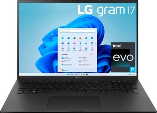 LG - gram 17” Ultra lightweight Laptop - Intel Evo Platform 12th Gen Intel Core i7 - 16GB RAM - 1TB NVMe SSD