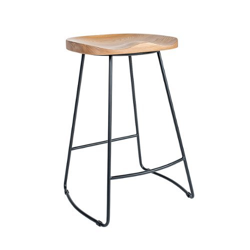 Mason Counter Height Barstool Natural - Adore Decor