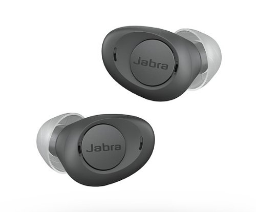 Jabra - Enhance Plus Self-fitting OTC Hearing Aids With iPhone Streaming For Music & Calls - Dark Grey