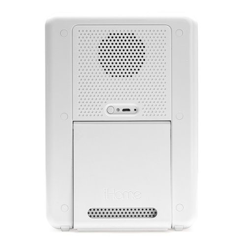 iHome PORTABLE Portable Lighted Vanity Mirror with Bluetooth Speaker - White GLOBAL SHIPPING