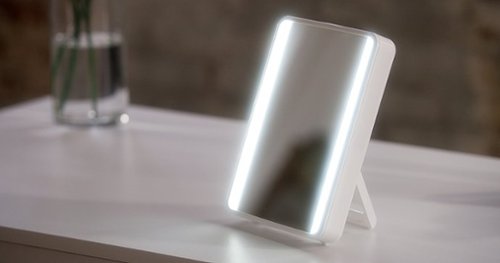 iHome PORTABLE Portable Lighted Vanity Mirror with Bluetooth Speaker - White HOW TO BUY