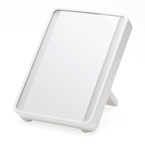 iHome PORTABLE Portable Lighted Vanity Mirror with Bluetooth Speaker - White WORLDWIDE DELIVERY
