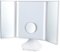 iHome - REFLECT TRIFOLD Vanity Speaker with Bluetooth, Speakerphone, and USB Charging - White-Front_Standard
