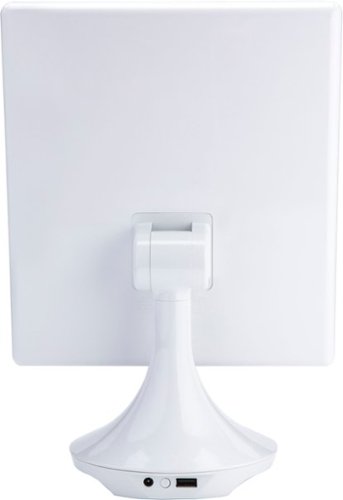 iHome REFLECT TRIFOLD Vanity Speaker with Bluetooth, Speakerphone, and USB Charging - White BUY IN EUROPE