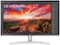 LG - 27” IPS LED 4K UHD AMD FreeSync Monitor with HDR (HDMI, DisplayPort, USB) - White-Front_Standard