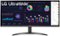 LG - 34" IPS LED UltraWide FHD 100Hz AMD FreeSync Monitor with HDR (HDMI, DisplayPort) - Black-Front_Standard