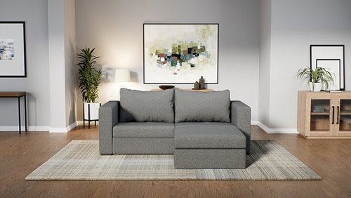 

Elephant in a Box - 2-Seat Fabric Small Chaise-ish Sofa