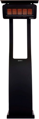 Bromic Heating - Portable Patio Heater - Tungsten Portable - LPG - 38,500 BTU - Black - Black