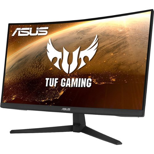 ASUS - TUF Gaming 24" LCD Curved FreeSync Monitor (DisplayPort, HDMI) - Black