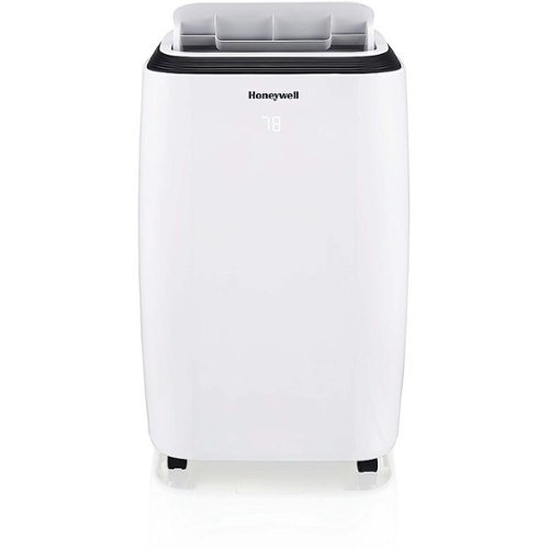 Honeywell - 625 Sq. Ft. Portable Air Conditioner with Dehumidifier - White-Front_Standard 