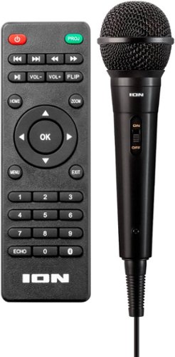 ION Audio Projector Deluxe HD Battery/AC Powered 720P HD LED Bluetooth-Enabled Projector with Powerful Speaker - Black WORLDWIDE DELIVERY