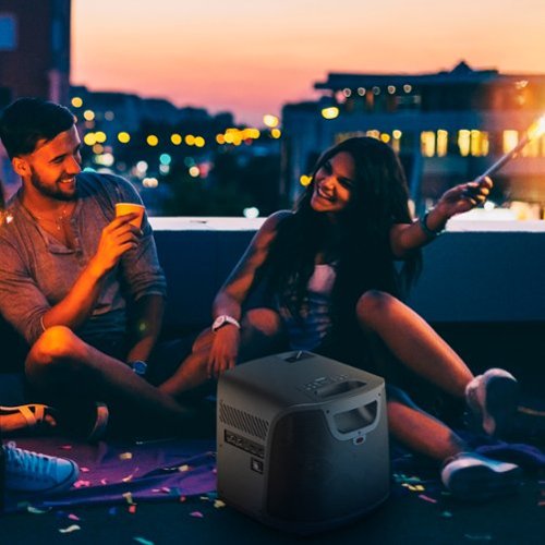 ION Audio Projector Deluxe HD Battery/AC Powered 720P HD LED Bluetooth-Enabled Projector with Powerful Speaker - Black HOW TO BUY
