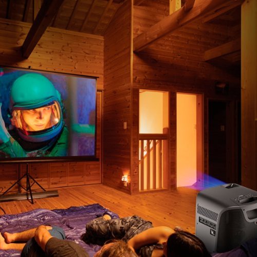 ION Audio Projector Deluxe HD Battery/AC Powered 720P HD LED Bluetooth-Enabled Projector with Powerful Speaker - Black WHERE TO BUY