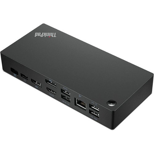 Lenovo - ThinkPad Universal USB-C Smart Docking Station - Black