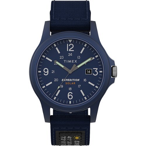 Timex Men's Expedition Acadia Solar 40mm Watch - Blue