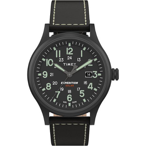 Timex Men's Expedition Scout Solar 40mm Watch - Black