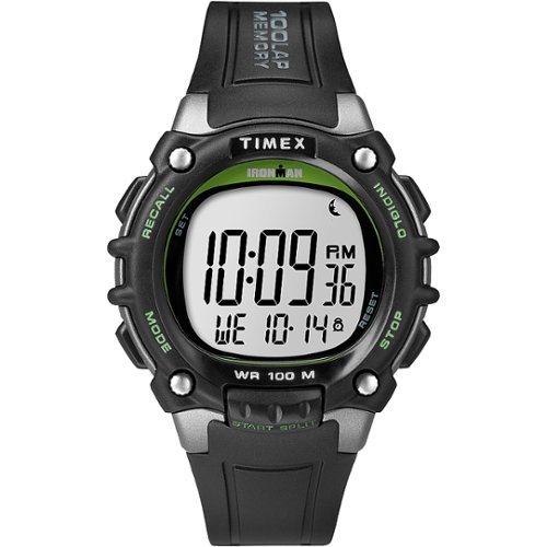 Timex - Men's IRONMAN Classic 100 44mm Watch - Black/Green