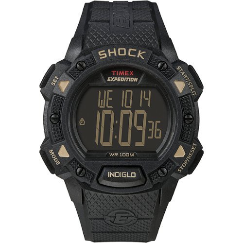 Timex Men's Expedition Base Shock 45mm Watch - Blackout